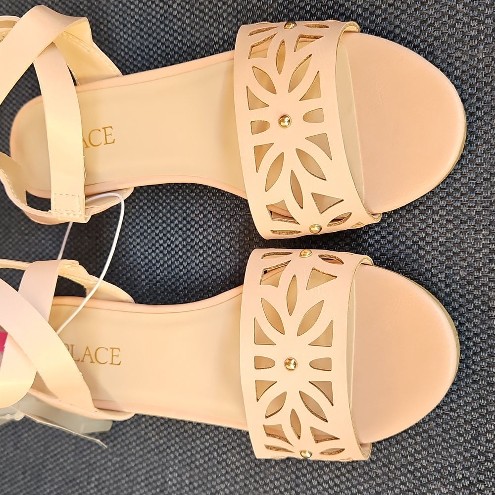 Children's Place Cutout Pink Sandals - Picture 5 of 11